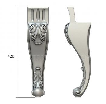 Legs (NJ_0652) 3D model for CNC machine